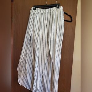Flowy high low pants